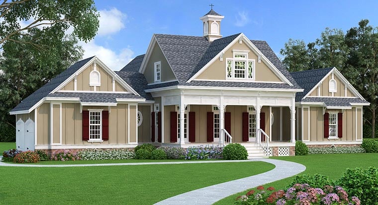 House Plan 76914 Elevation