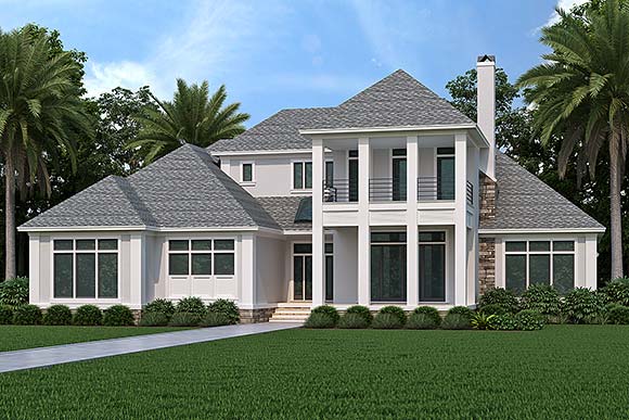 House Plan 76954 Elevation
