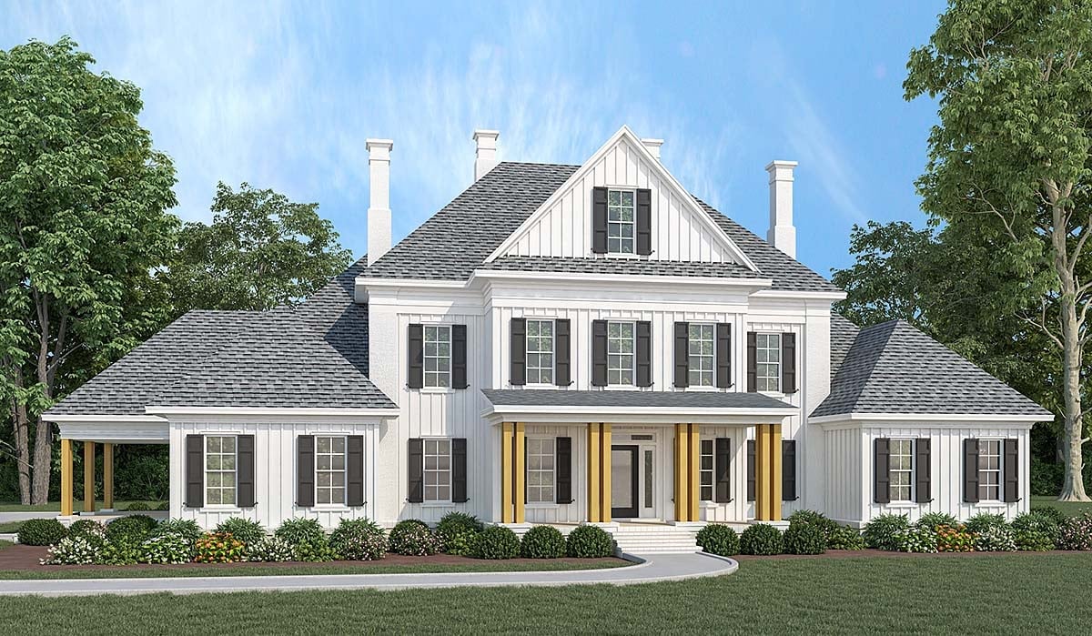 House Plan 76968 Elevation