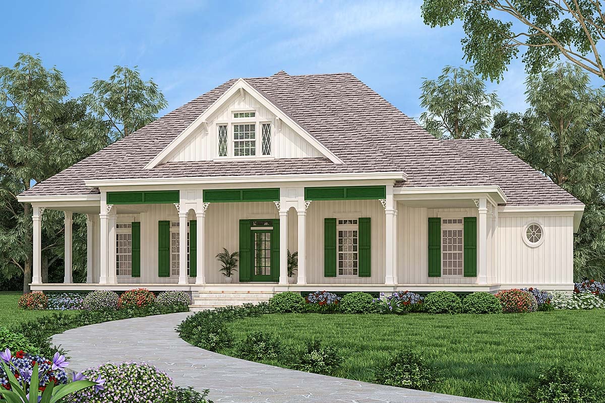 House Plan 76970 Elevation