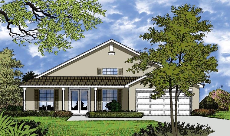 House Plan 77310 Elevation