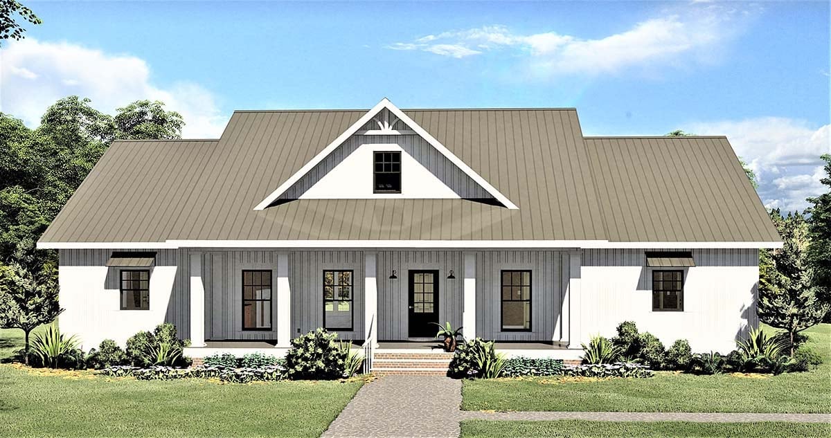 House Plan 77408 Elevation