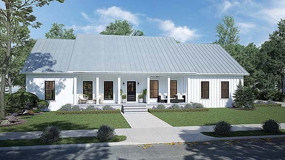 House Plan 77424 Elevation