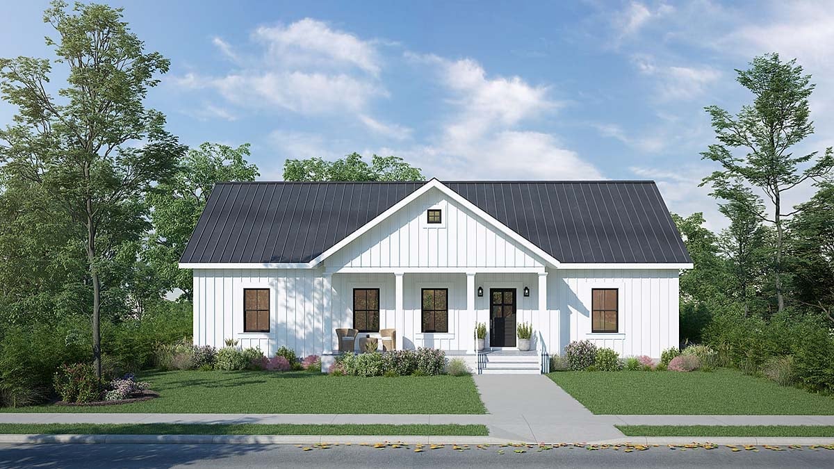 House Plan 77429 Elevation