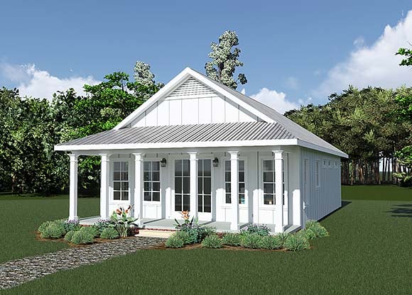 House Plan 77433 Elevation