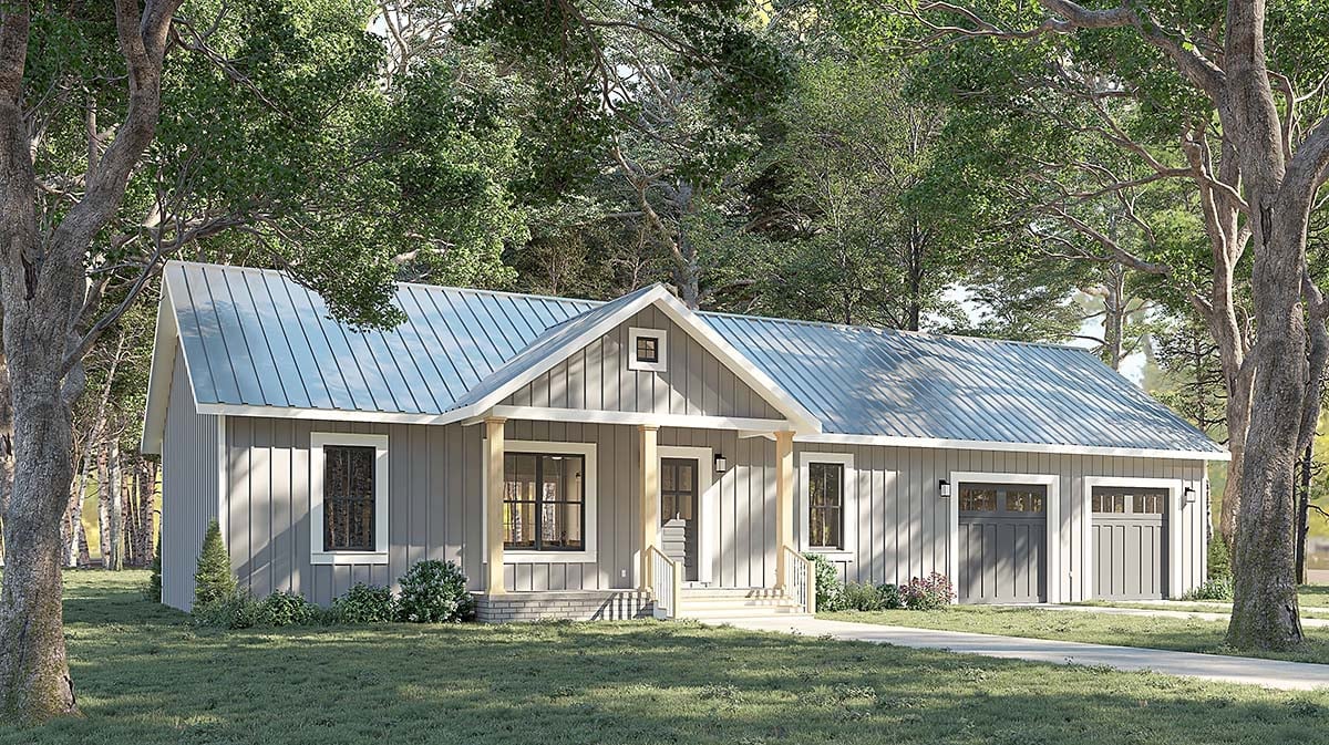 House Plan 77437 Elevation