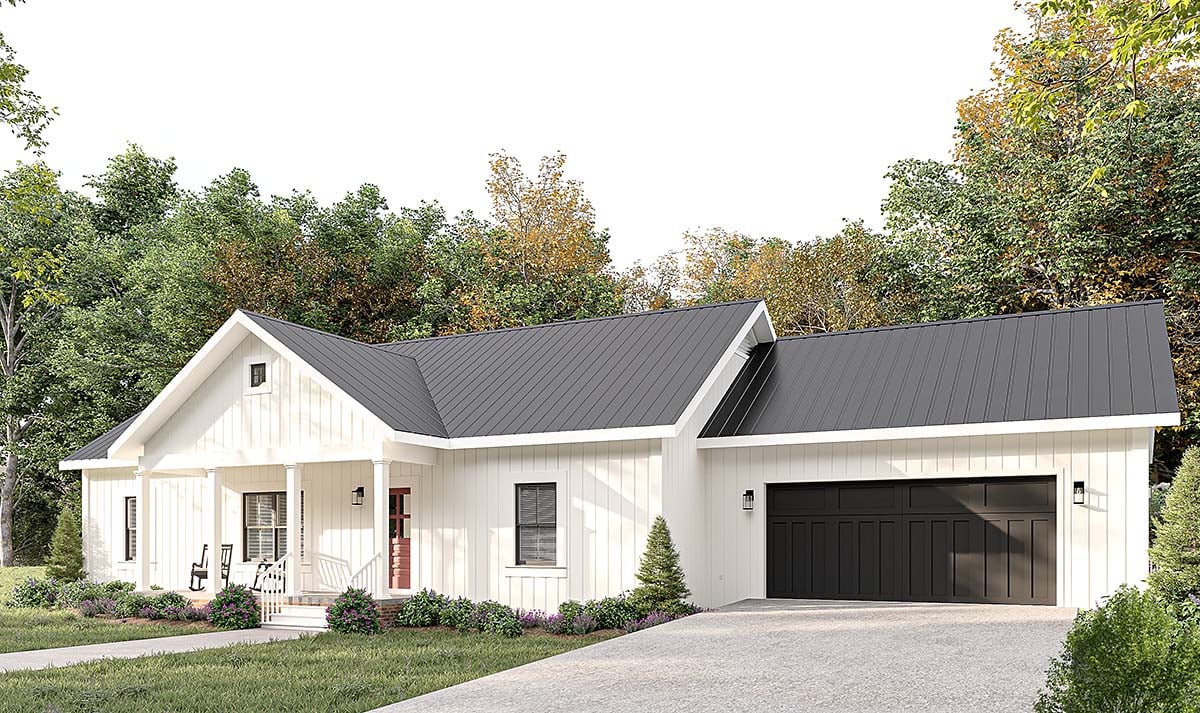 House Plan 77438 Elevation