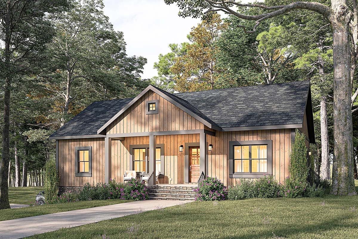 House Plan 77442 Elevation