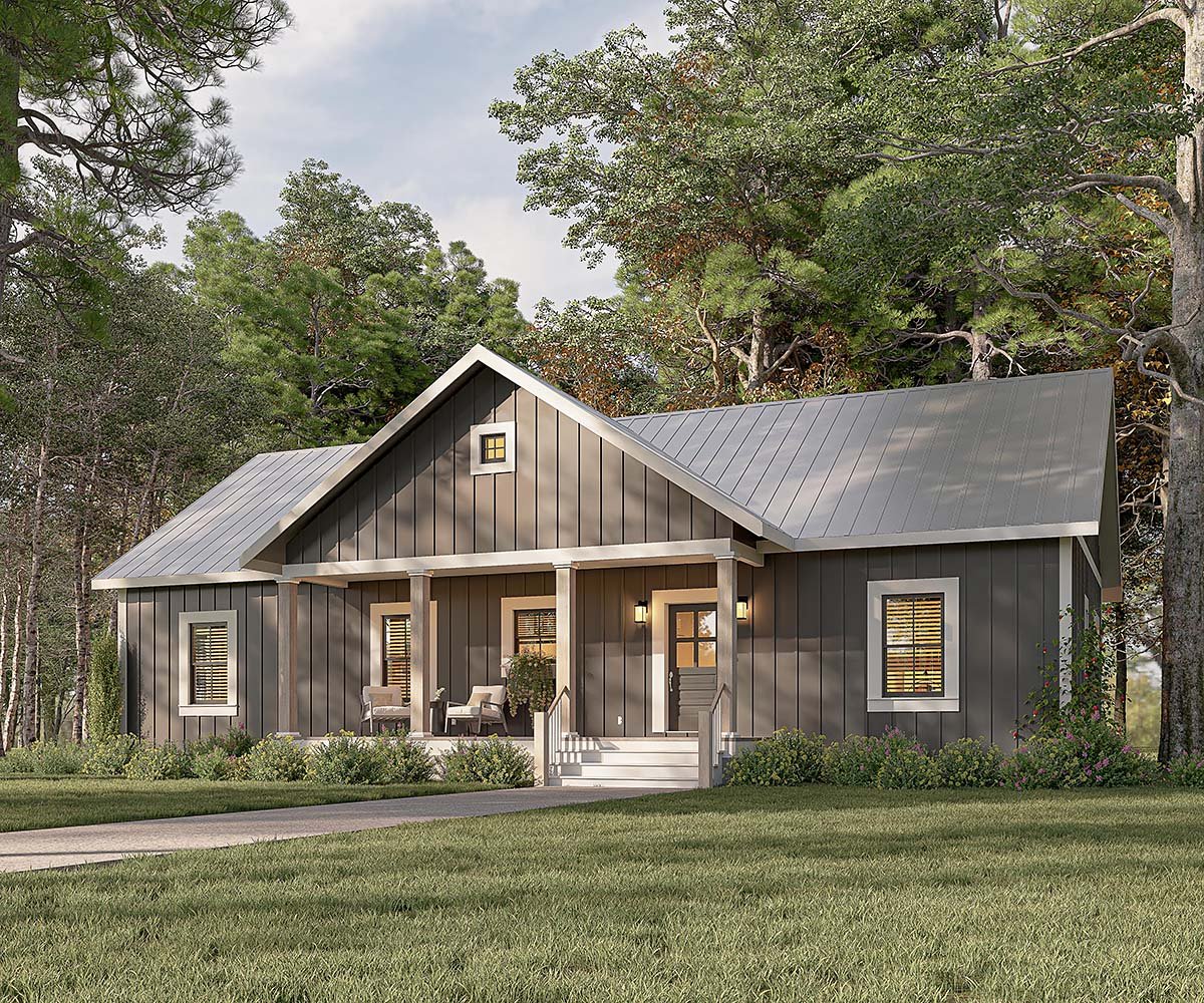 House Plan 77443 Elevation