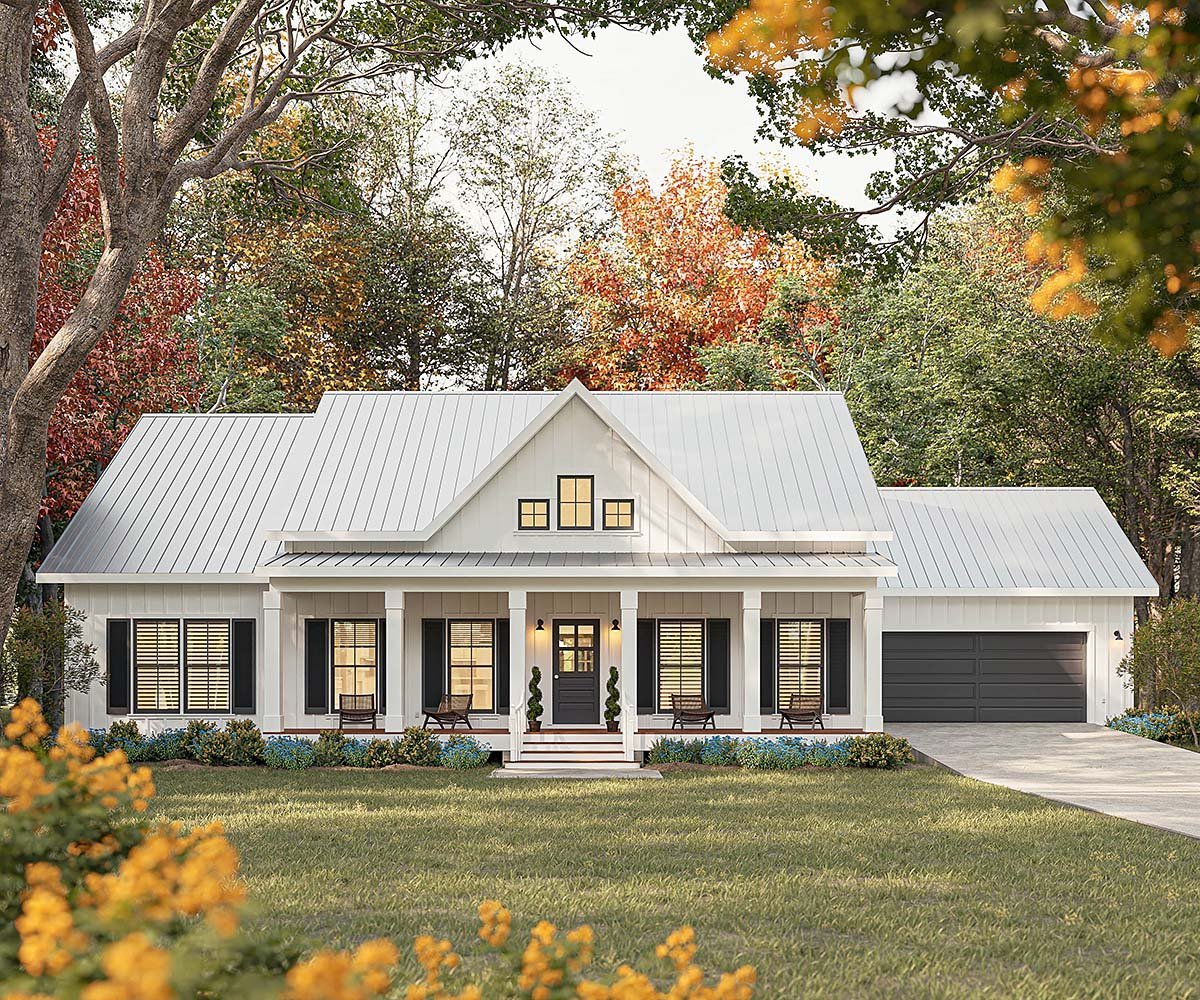 House Plan 77446 Elevation