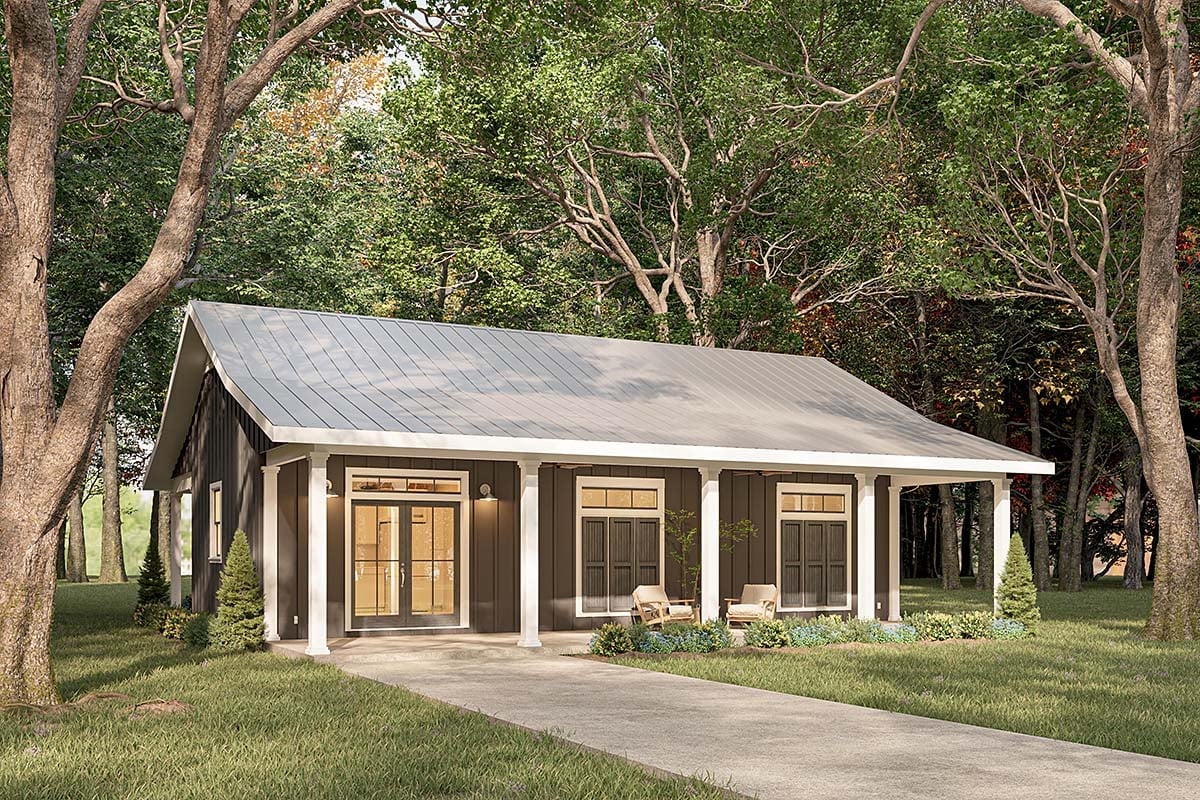House Plan 77449 Elevation