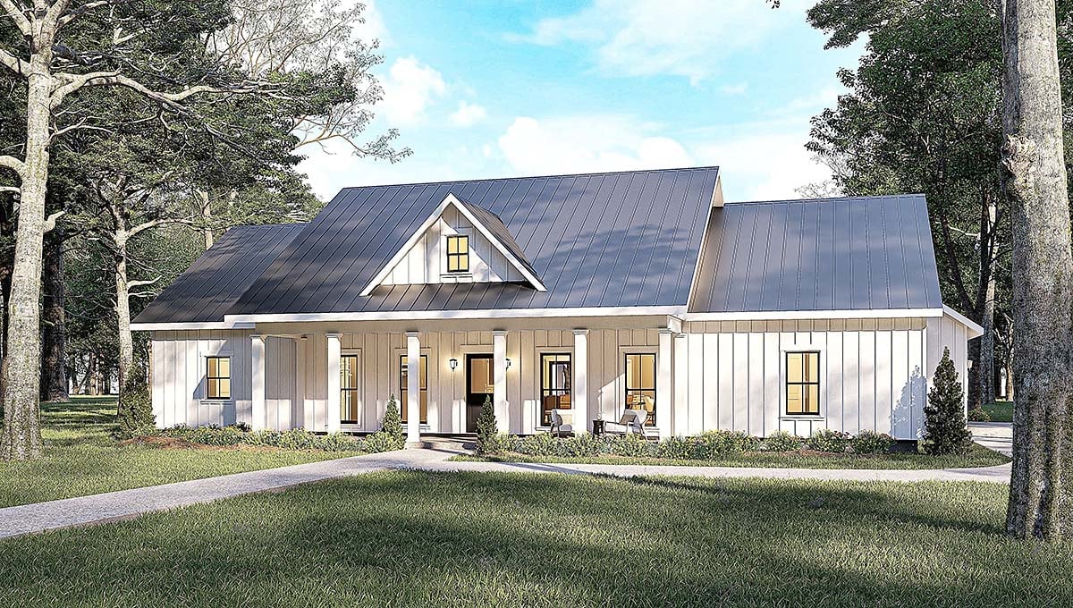 House Plan 77461 Elevation
