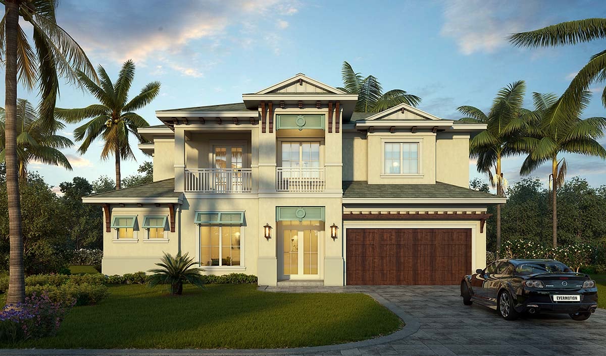 House Plan 77618 Elevation