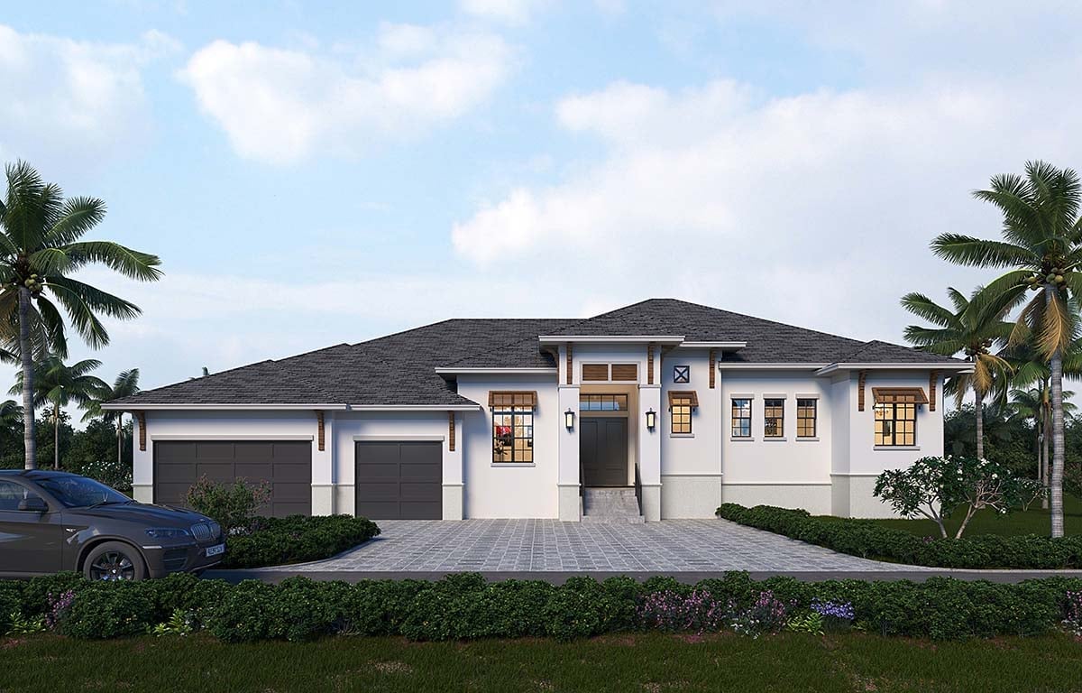 House Plan 78152 Elevation