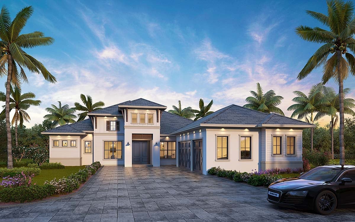 House Plan 78187 Elevation