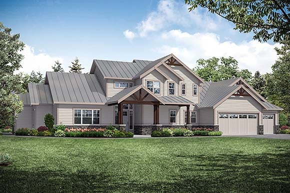 House Plan 78428 Elevation