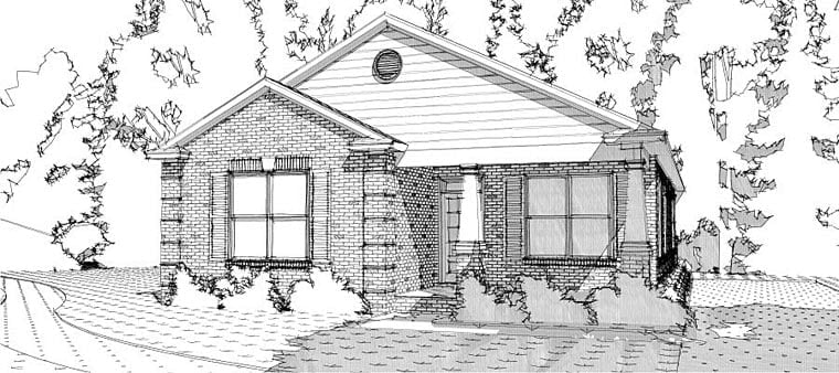 House Plan 78654 Elevation