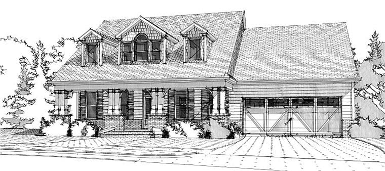 House Plan 78656 Elevation