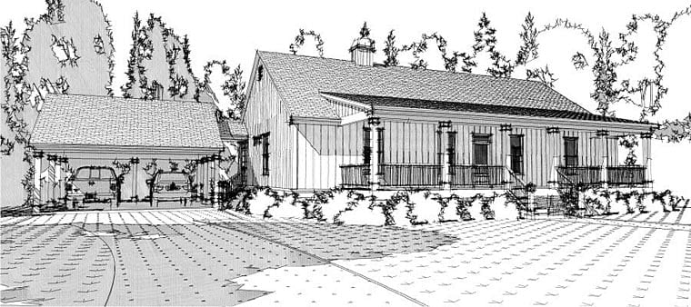 House Plan 78657 Elevation