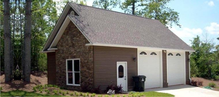 Garage Plan 78859 - 2 Car Garage Elevation