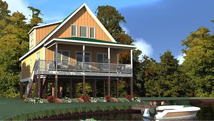 House Plan 78878 Elevation