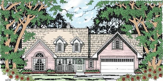 House Plan 79257 Elevation