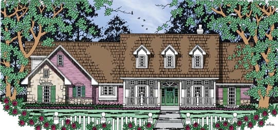 House Plan 79266 Elevation
