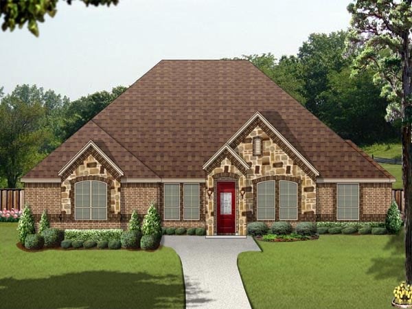 House Plan 79346 Elevation