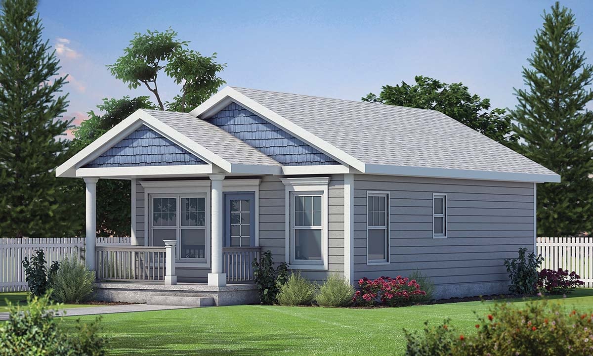 House Plan 80494 Elevation