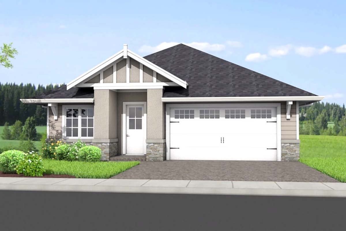 House Plan 80506 Elevation