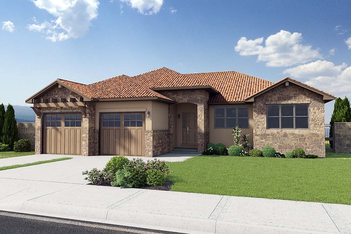 House Plan 80512 Elevation