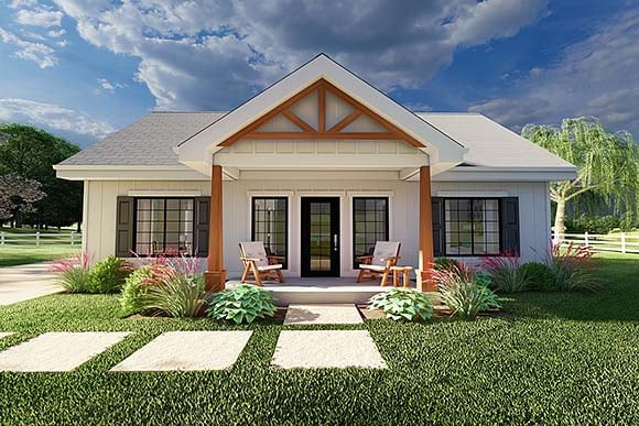 Small Cottage House Plans with Modern Open Layouts - Houseplans