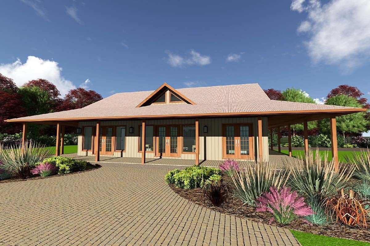 House Plan 80533 Elevation