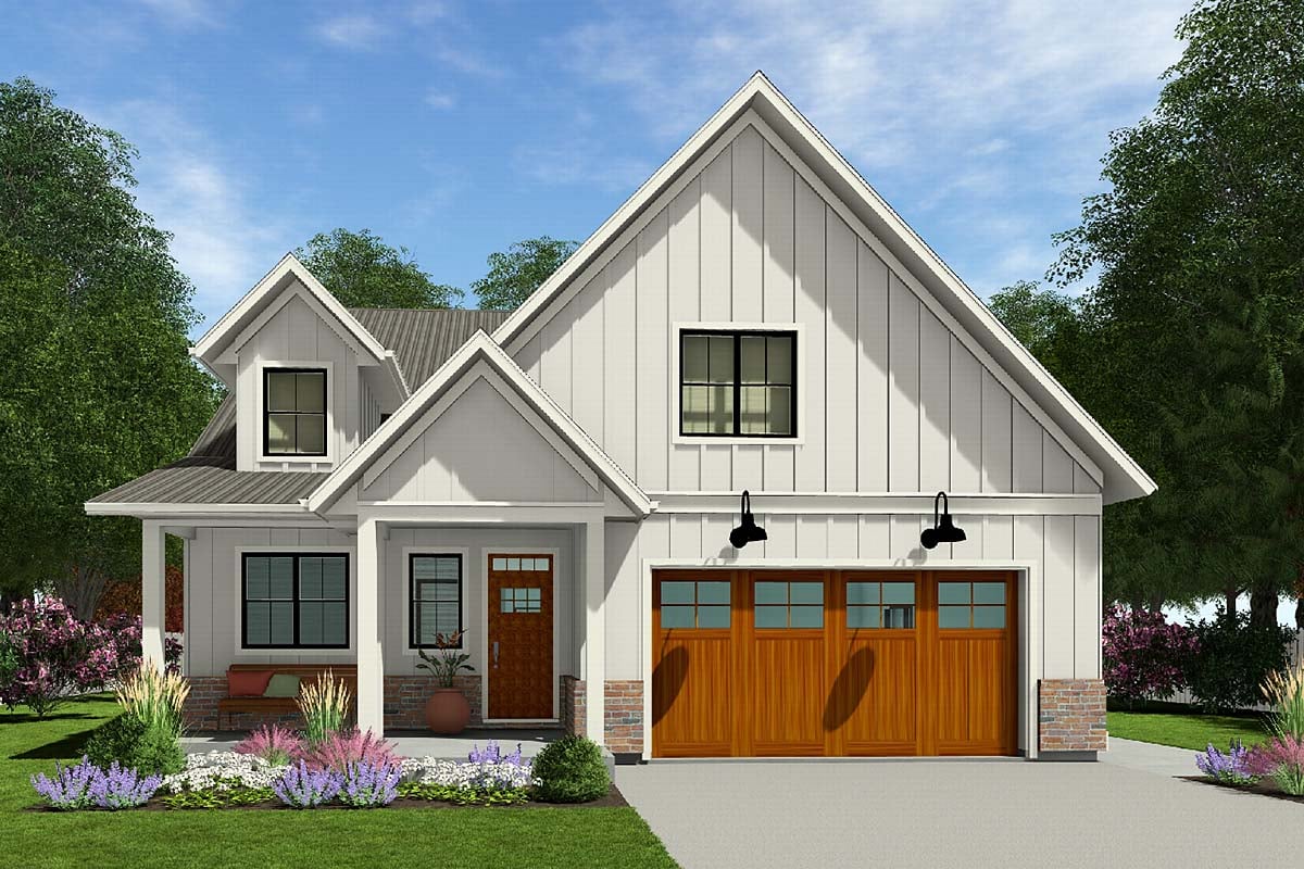 House Plan 80547 Elevation