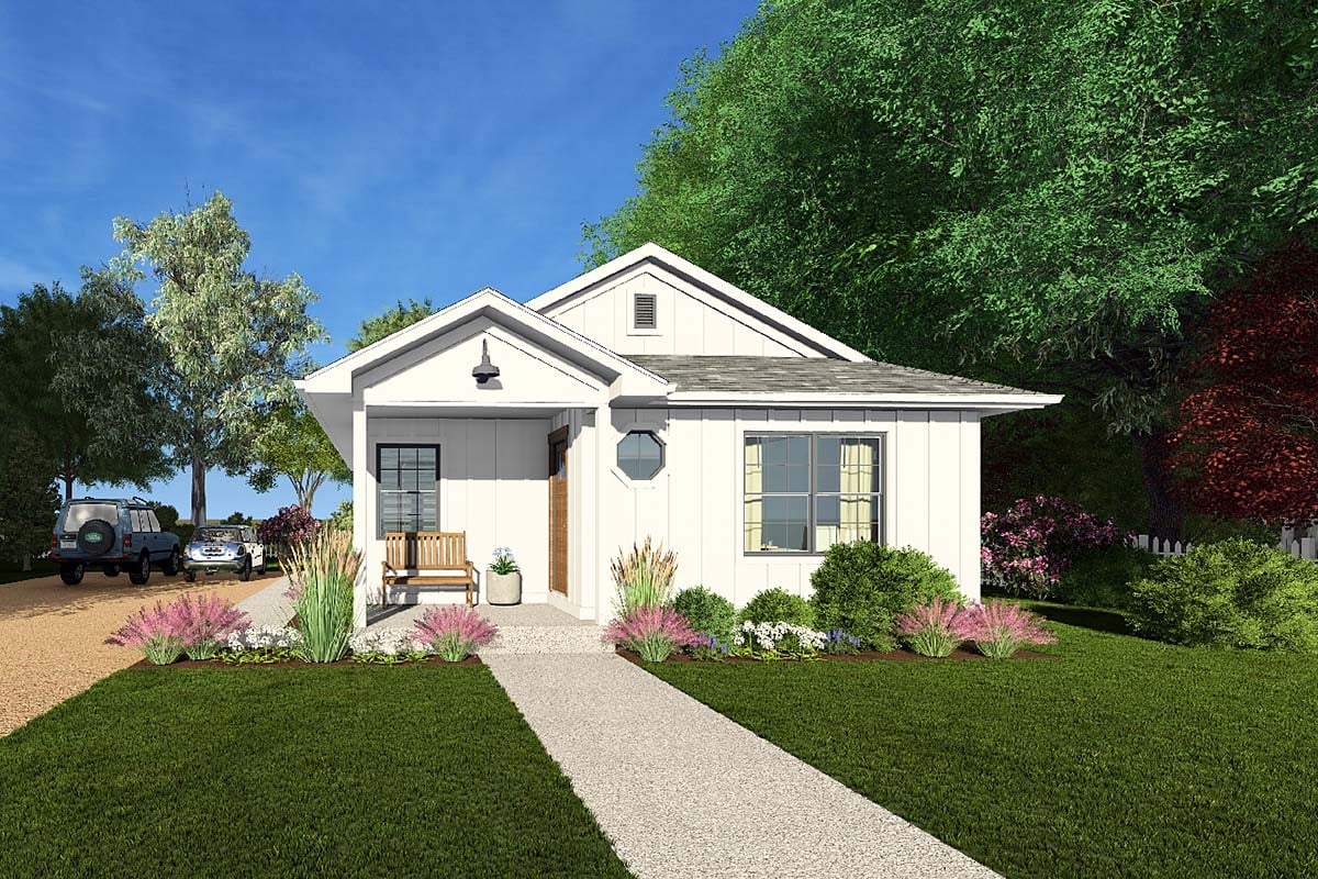 House Plan 80548 Elevation