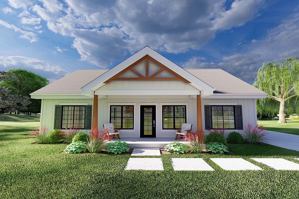 House Plan 80550 Elevation