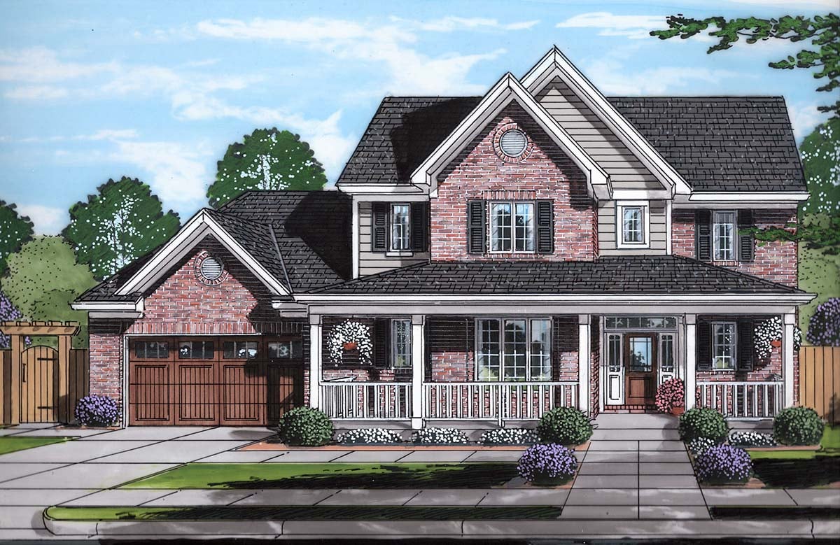 House Plan 80603 Elevation
