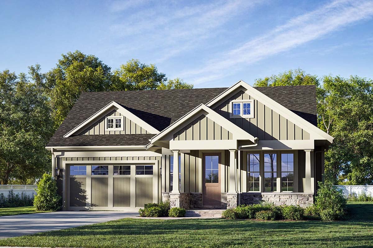 House Plan 80633 Elevation