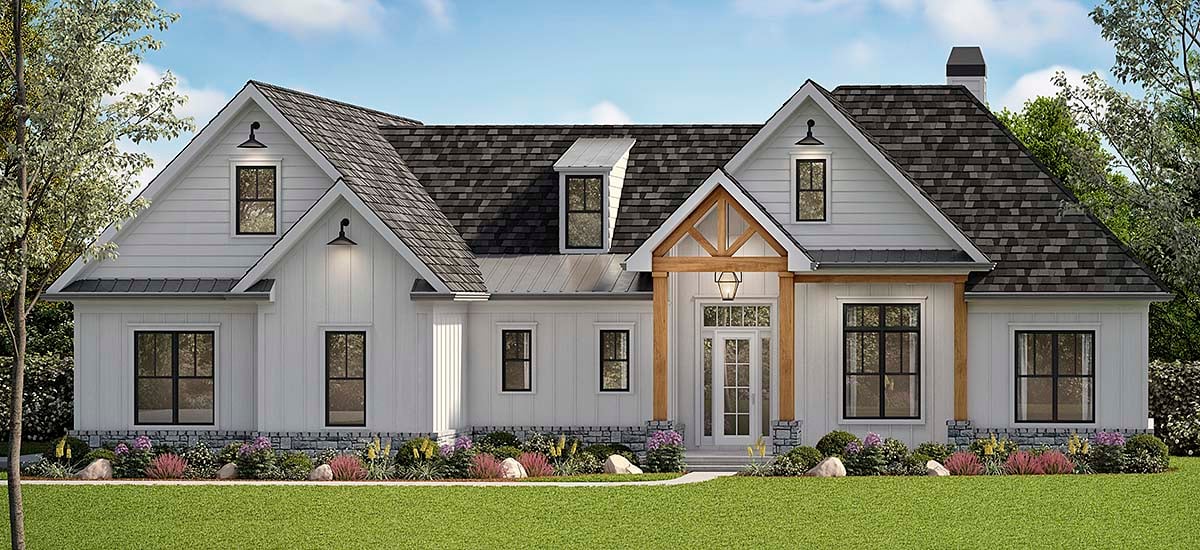 House Plan 80716 Elevation