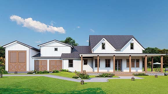 House Plan 80771 Elevation