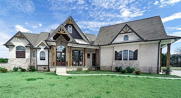 House Plan 80785 Elevation