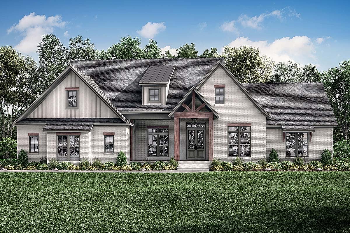 House Plan 80839 Elevation