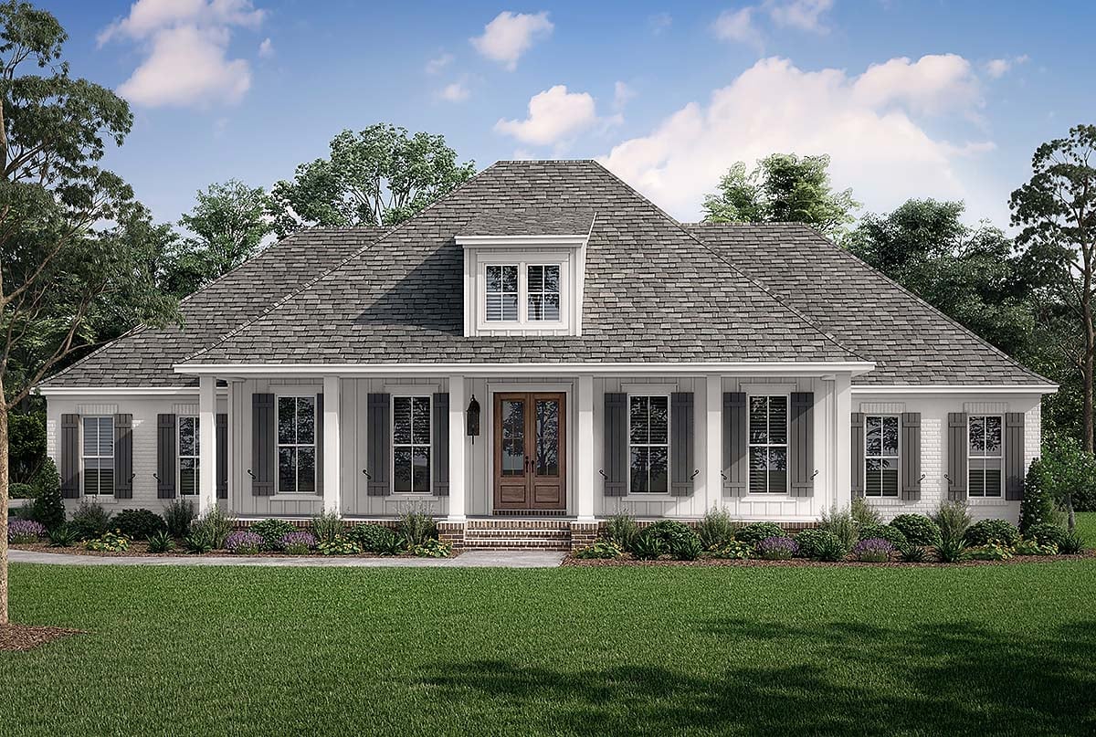 House Plan 80848 Elevation