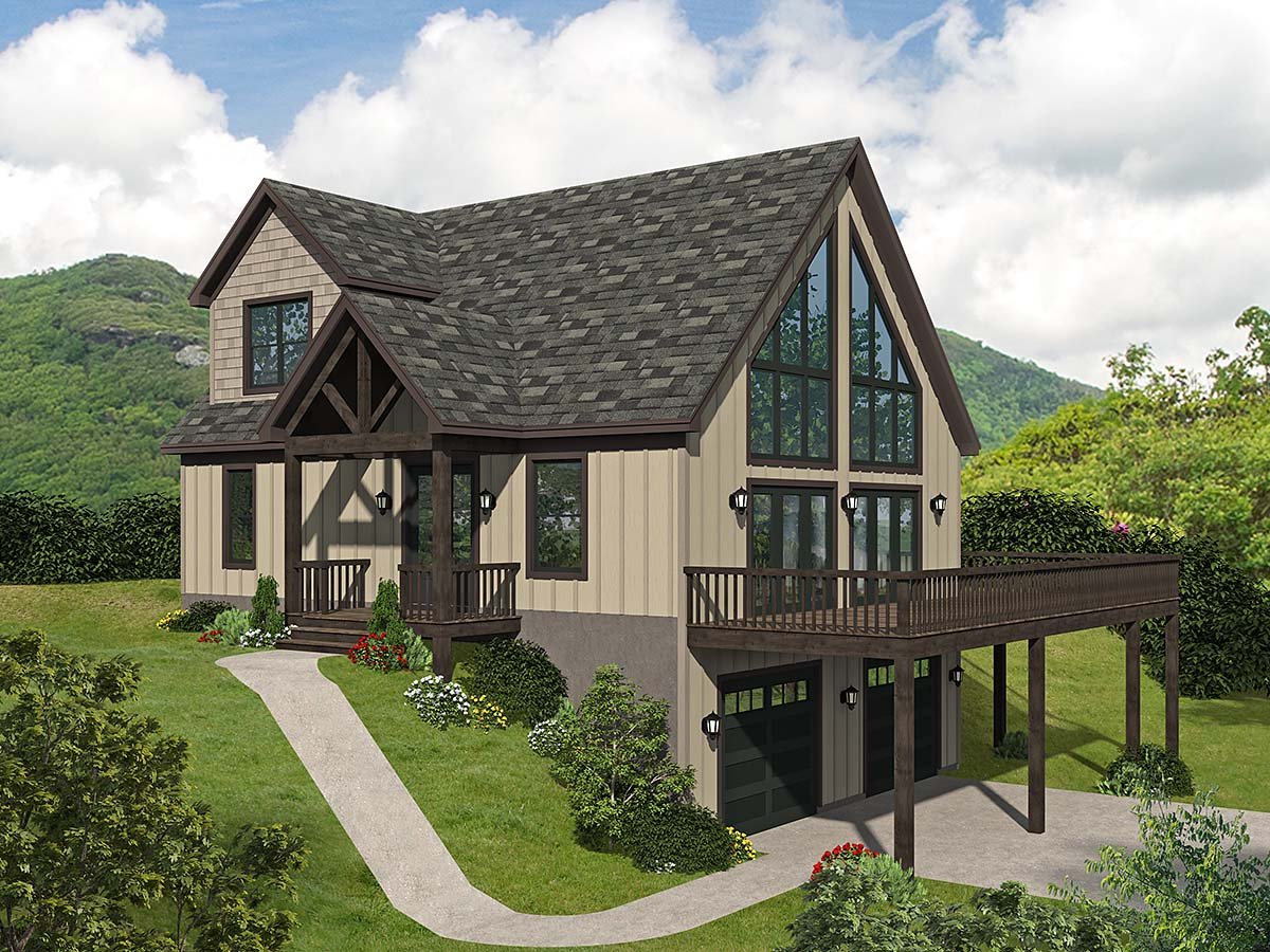 House Plan 80906 Elevation