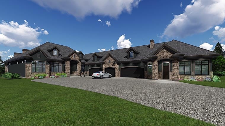 House Plan 81107 Elevation