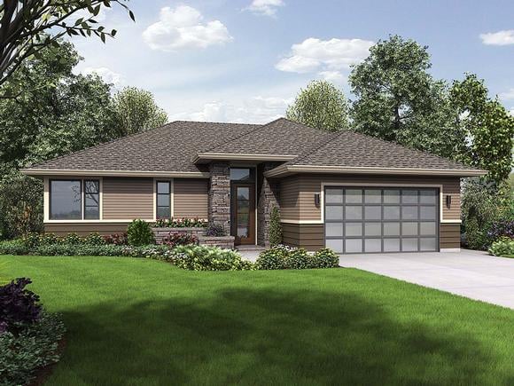 House Plan 81266 Elevation