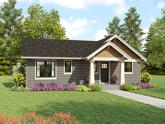 House Plan 81396 Elevation