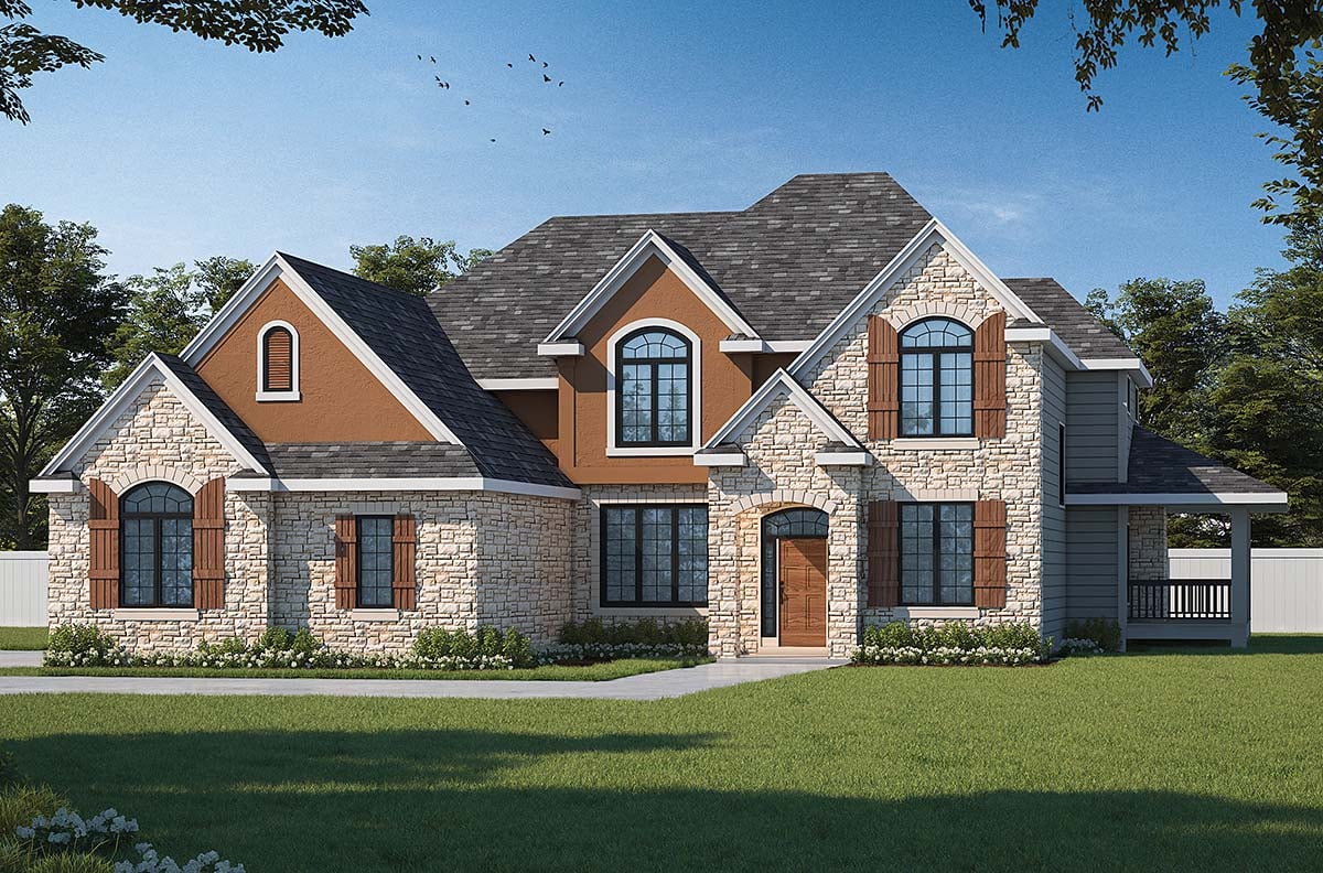 House Plan 81443 Elevation