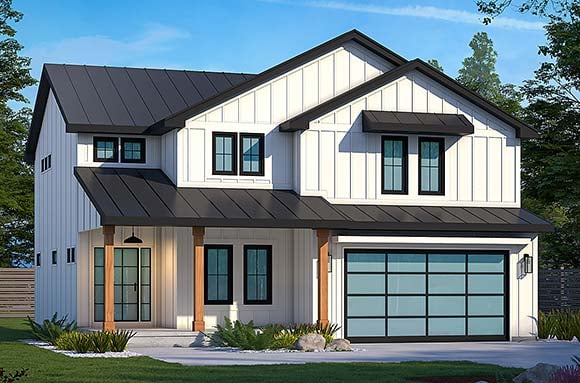 House Plan 81472 Elevation