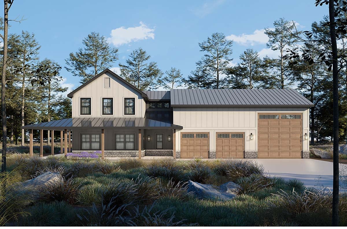 House Plan 81485 Elevation